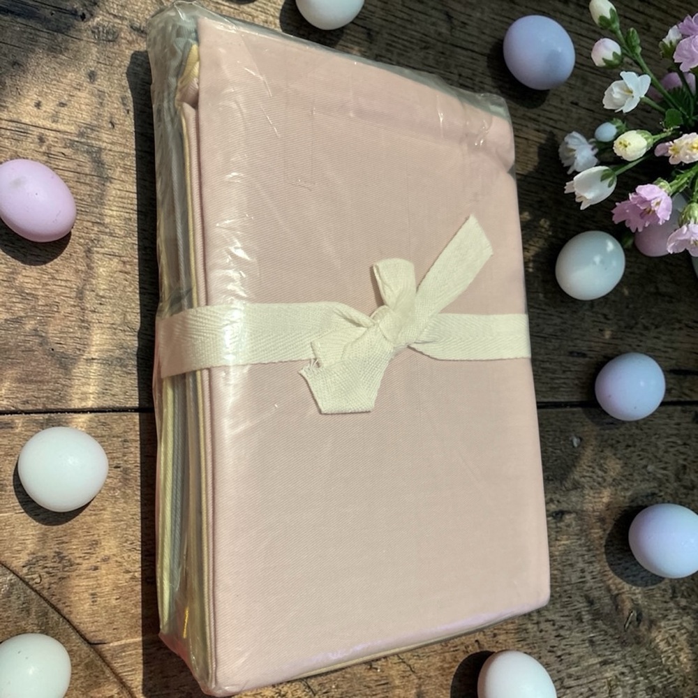 Party of 12 Pastel Square Napkins.
All Natural Fiber. Colorful & Cotton.